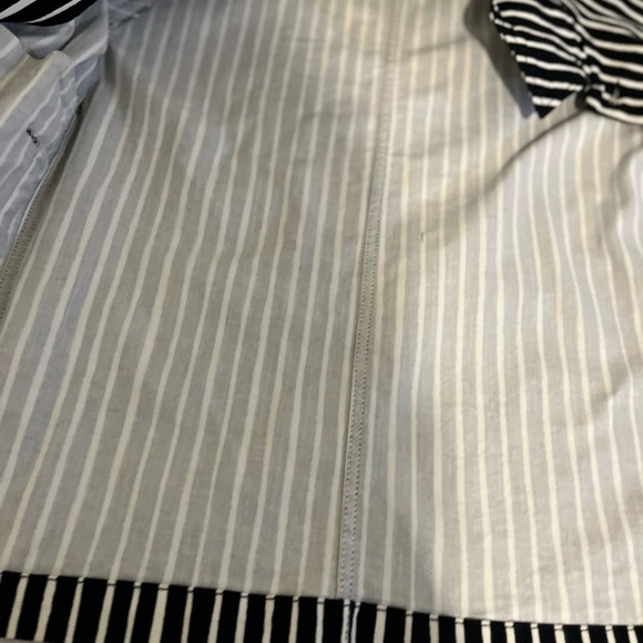 Marimekko Oksilla Piccolo Stripe Jacket. Off-White, Black - Picture 12 of 15